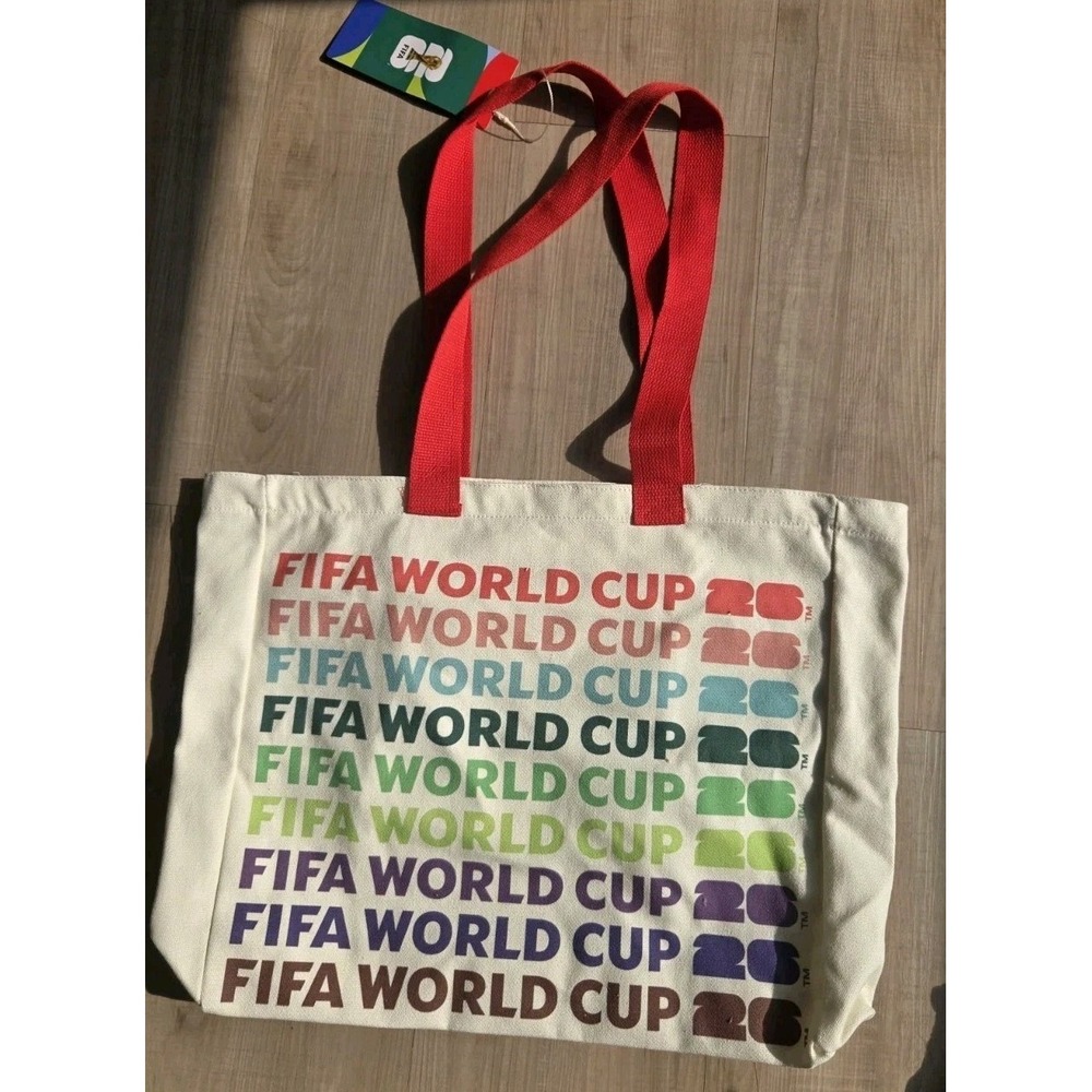 FIFA World Cup 2026 Reusable Tote - Soccer Grocery Shopping Bag. NEW